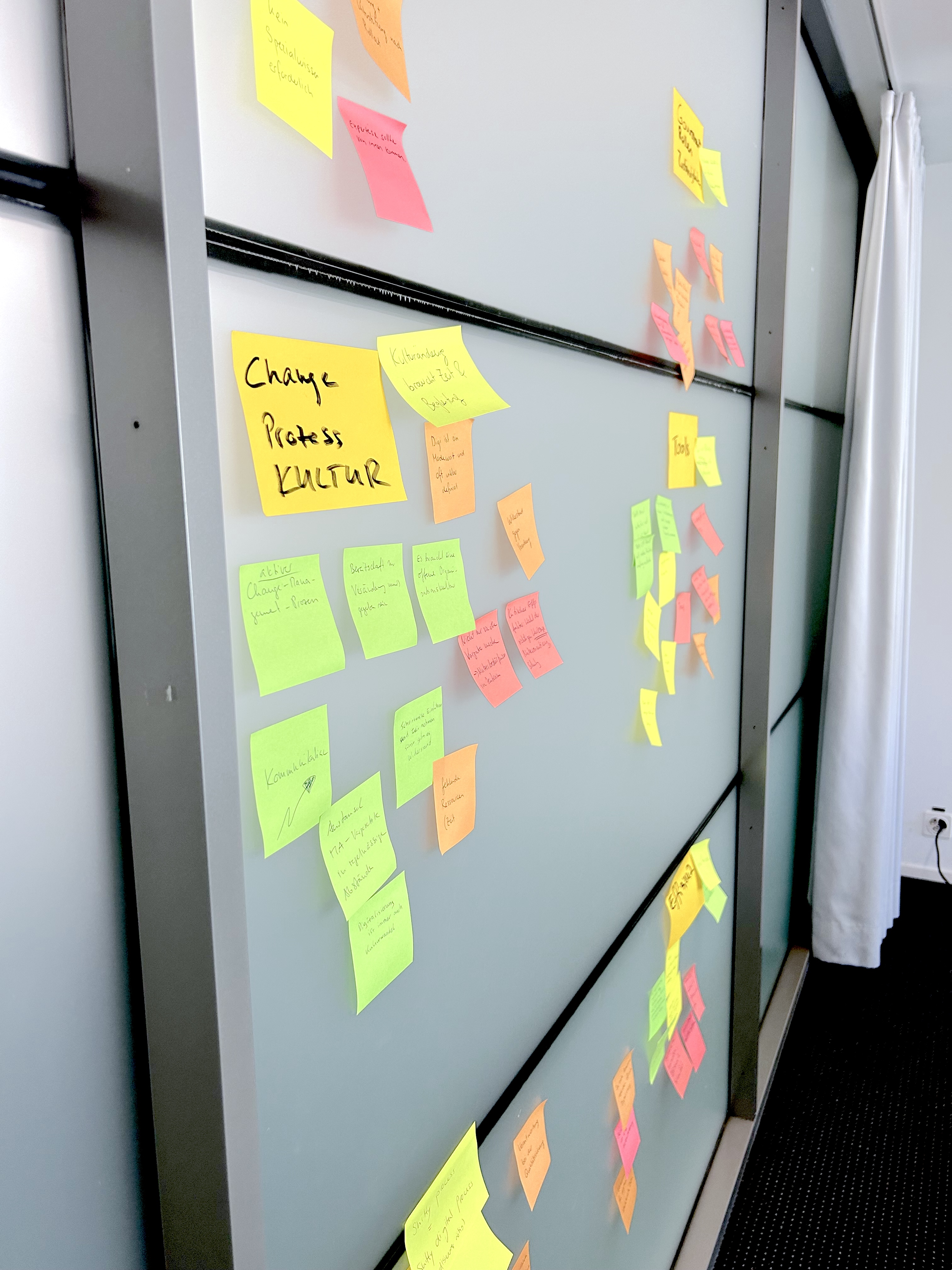 Define phase with clustered post-its